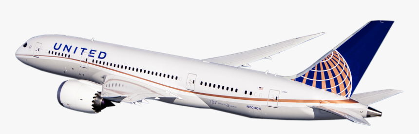 United Airlines Png - United Airplane No Background, Transparent Png, Free Download