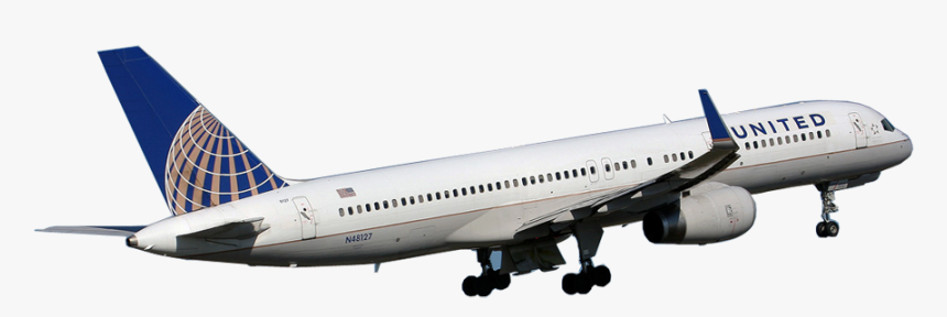 Transparent United Airlines Plane, HD Png Download, Free Download