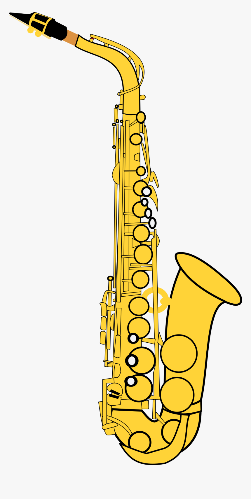 Alto Saxophone - Alto Saxophone Clip Art, HD Png Download, Free Download