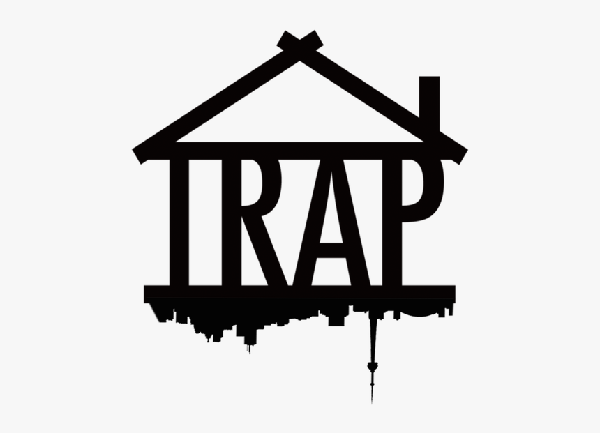Trap House Vector - Toronto Skyline Black And White, HD Png Download, Free Download