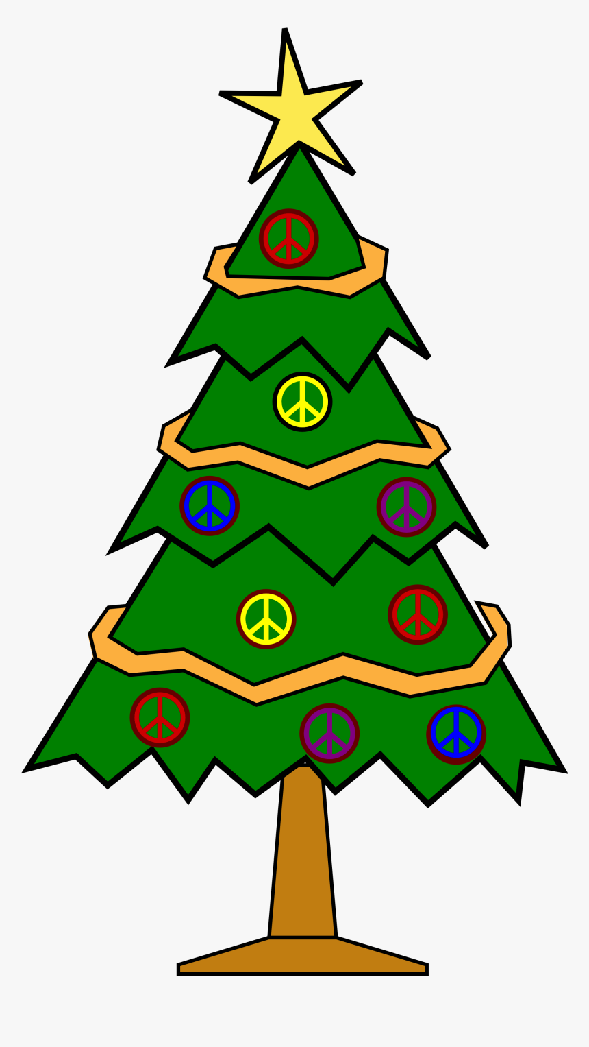 Christmas Tree Drawing Png, Transparent Png, Free Download