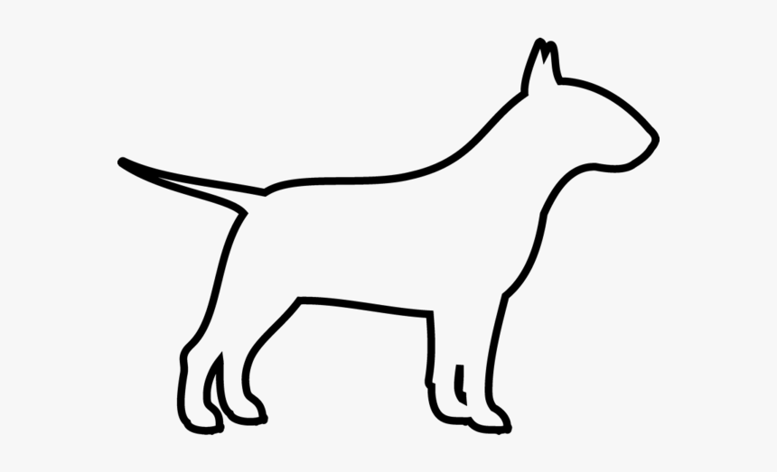 Dog Outline Png, Transparent Png, Free Download