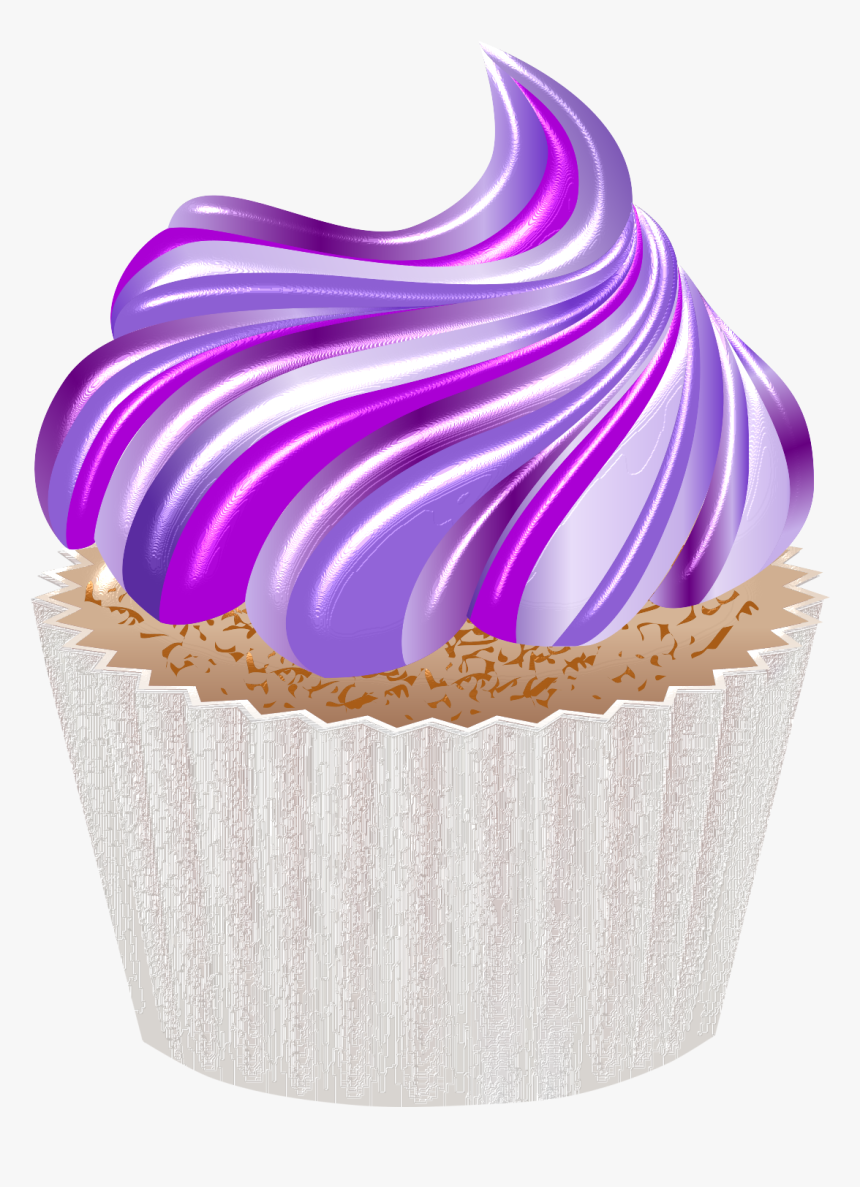Cupcake Pinterest Clip - Buttercream, HD Png Download, Free Download