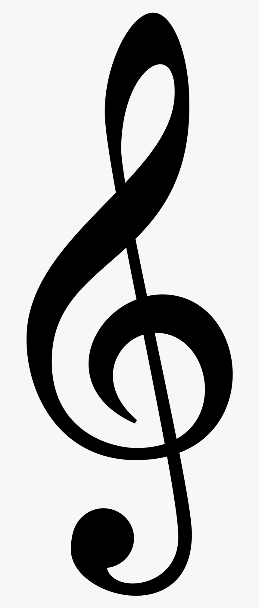 Treble Clef Symbol - Treble Clef Icon, HD Png Download, Free Download