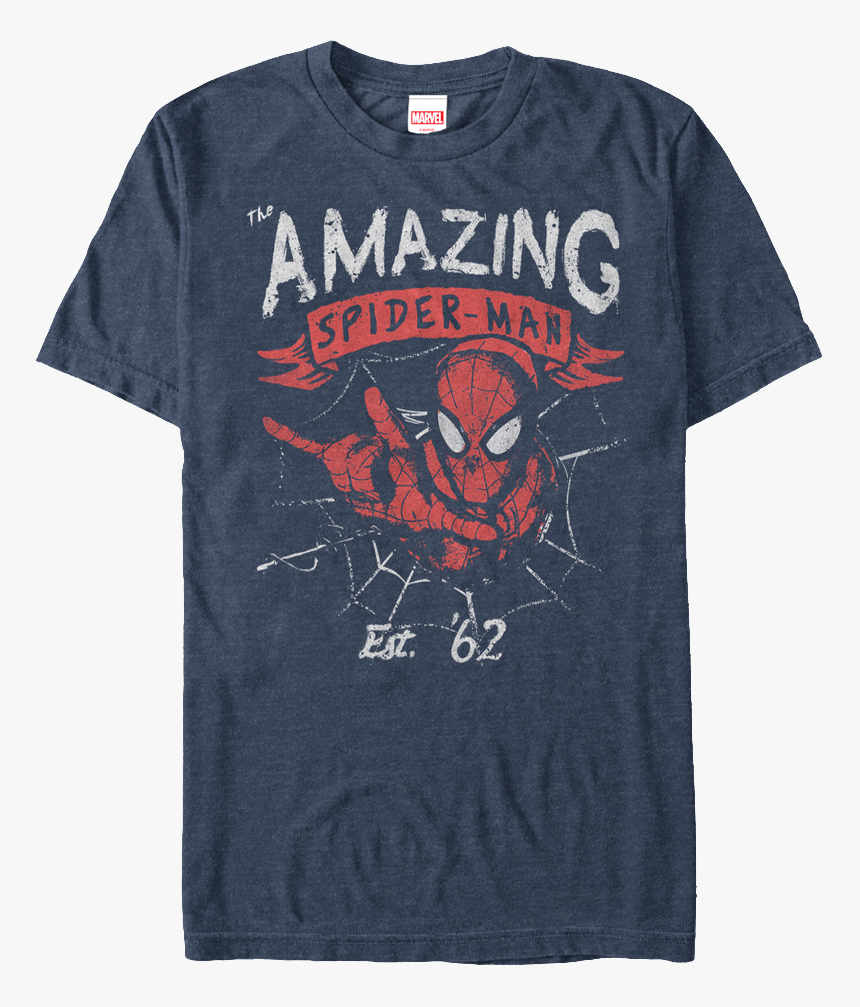 Distressed Amazing Spider Man T Shirt - Spider-man, HD Png Download, Free Download