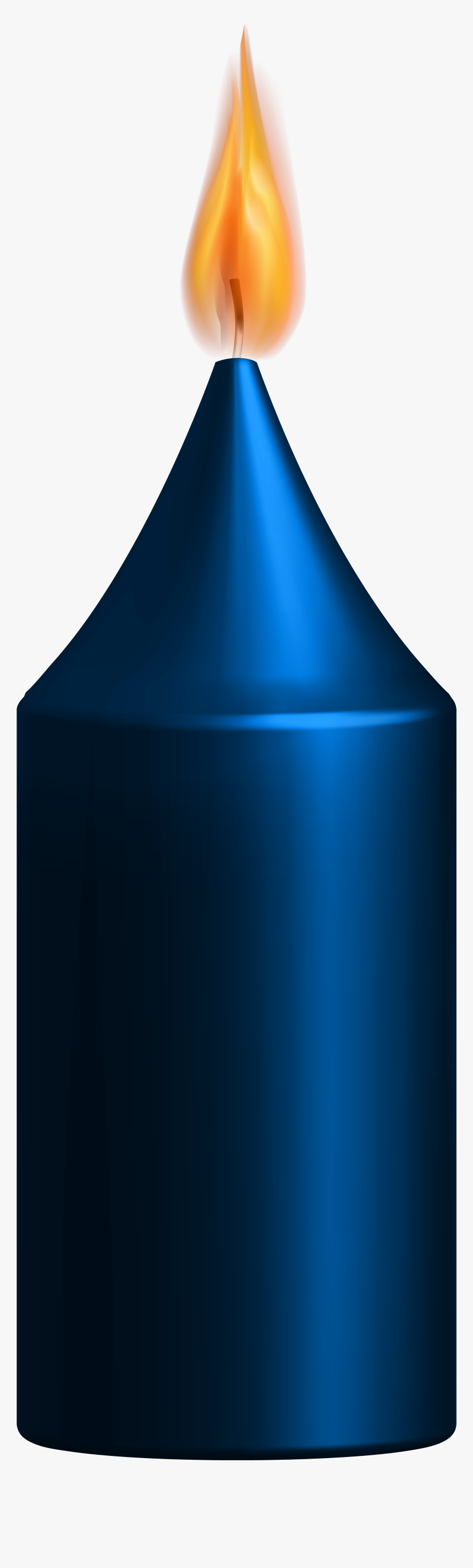 Blue Candle Png Clip Art - Vase, Transparent Png, Free Download