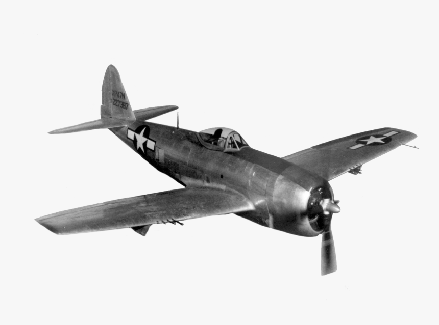 Republic P 47 Thunderbolt Airplane Second World War - Republic P 47 Thunderbolt, HD Png Download, Free Download