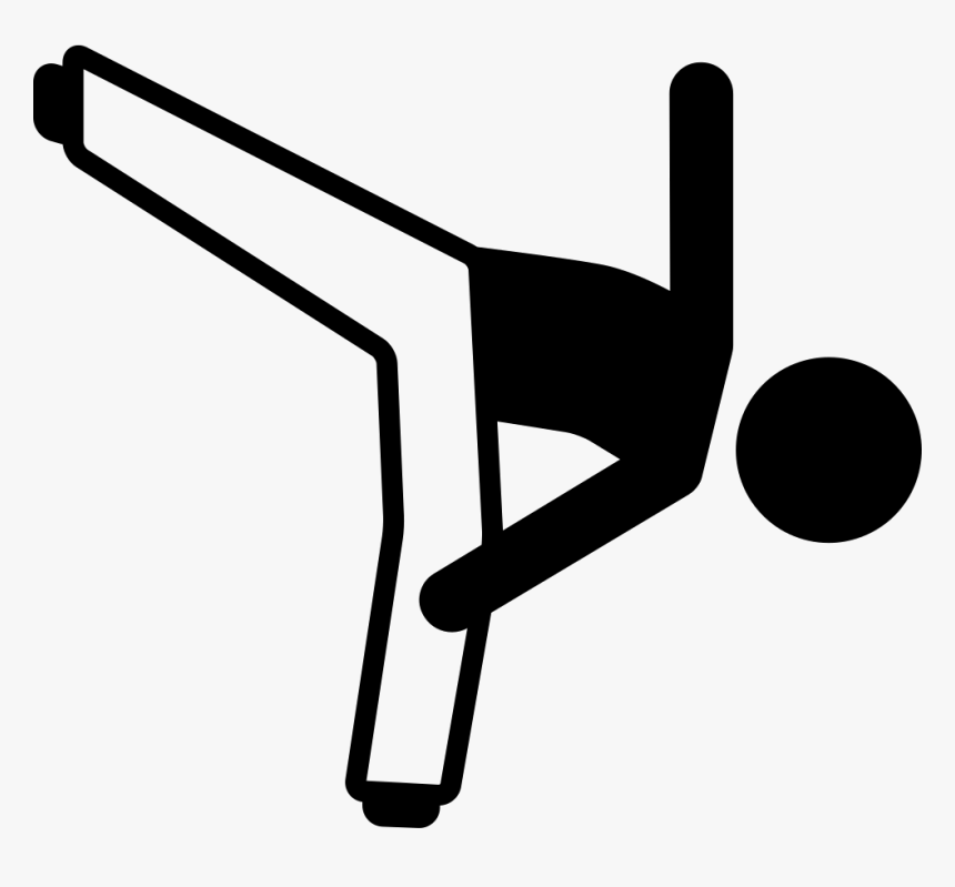 Man Kicking Backwards - Scalable Vector Graphics, HD Png Download, Free Download
