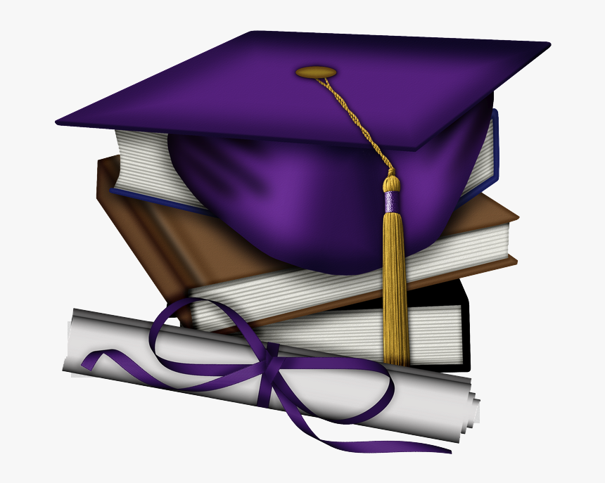 Transparent High School Diploma Png - Blue And White Graduation Cap, Png Download, Free Download