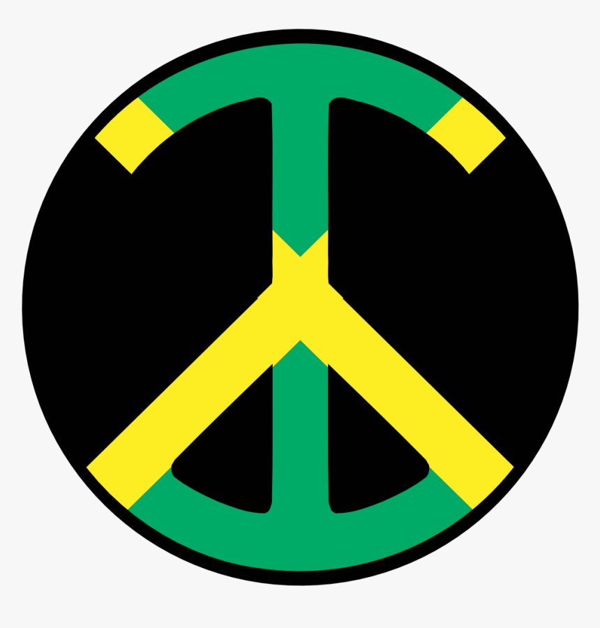 Jamaica Peace Symbol Flag 4 Flagartist - Jamaican Clip Art, HD Png Download, Free Download