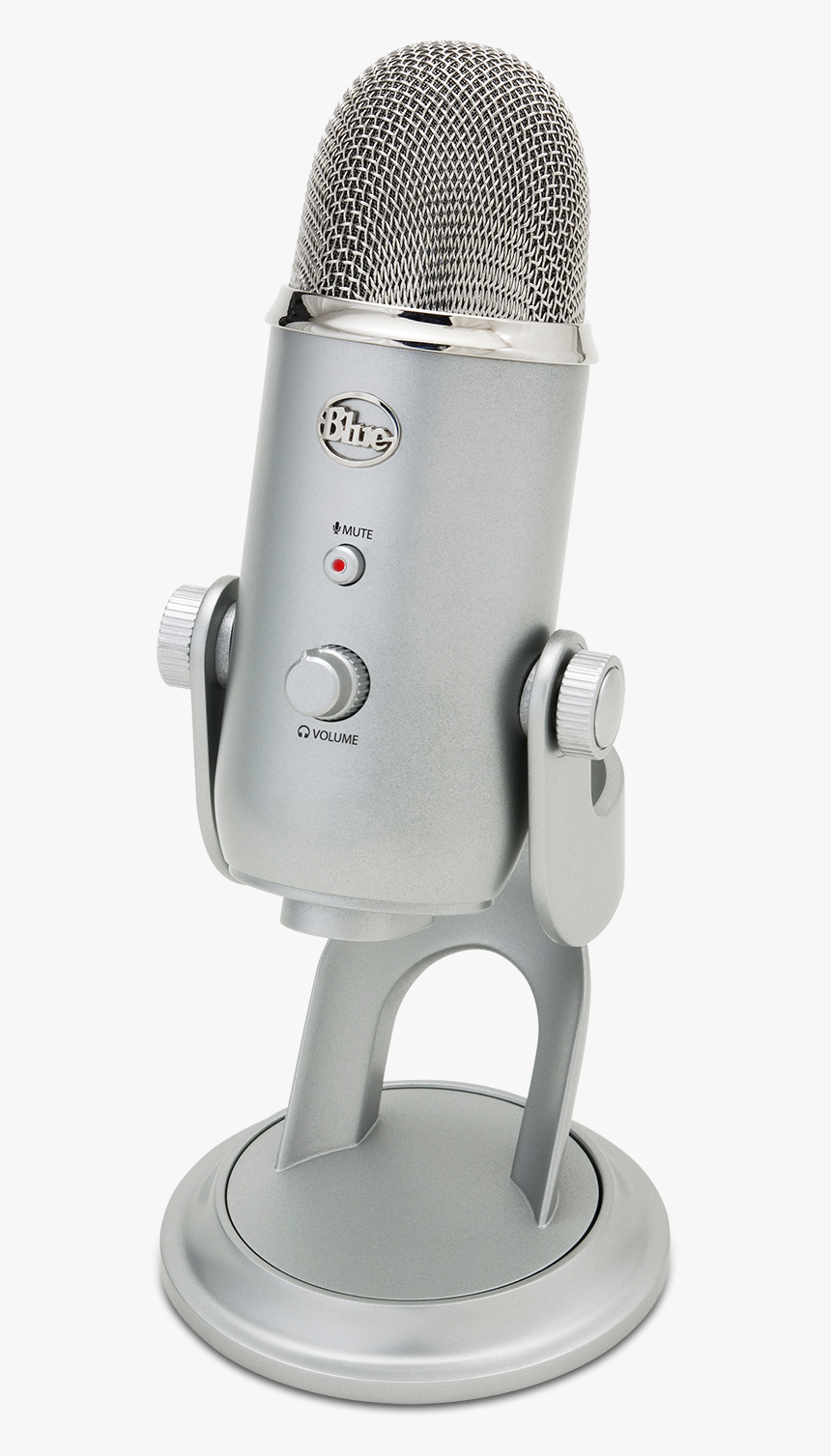 Blue Snowball Microphone Png, Transparent Png, Free Download