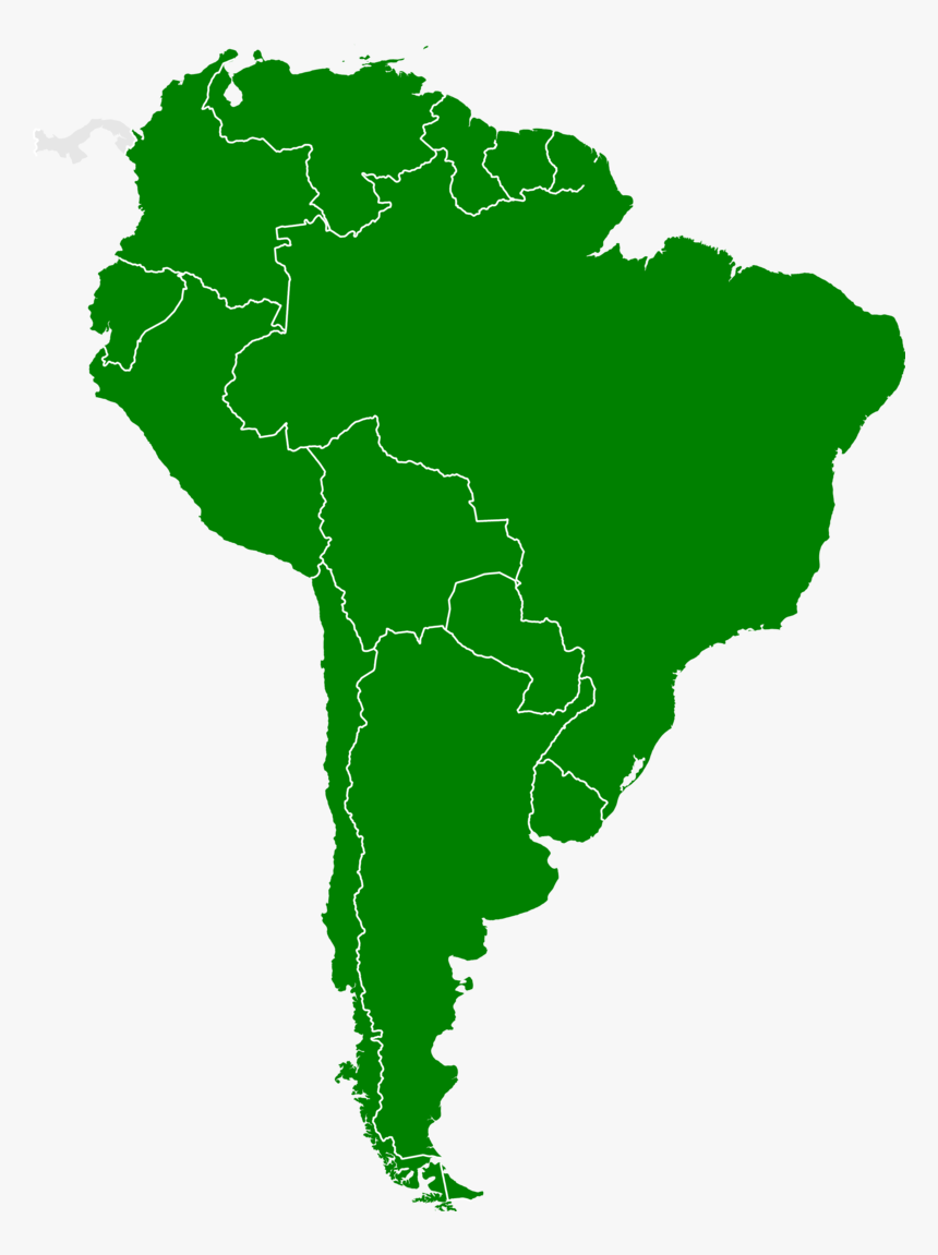 File - South America - Svg - Wikipedia - Latin America Map Svg, HD Png Download, Free Download