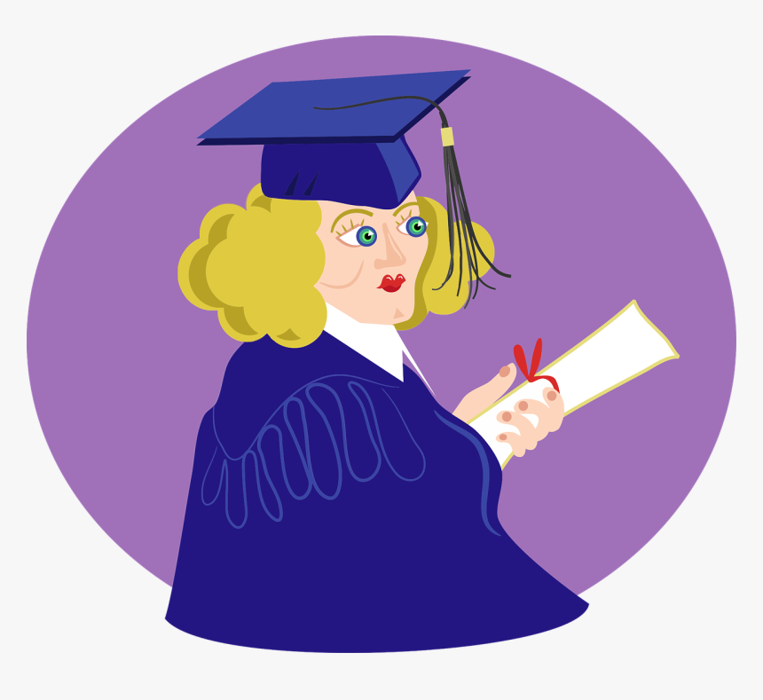 Graduation Girl Vector Png Free, Transparent Png, Free Download