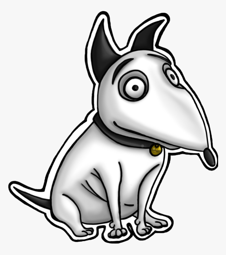 Sparky Sticker By Vernfeathers - Sparky The Dog Drawing, HD Png Download, Free Download