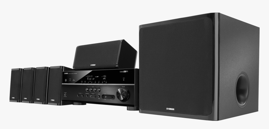 Home Theater System Png Photos - Yamaha 725w 5.1 Ch 3d Home Theater System Black, Transparent Png, Free Download