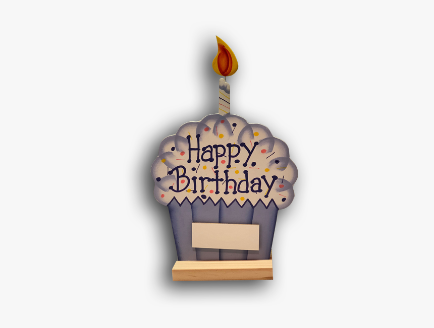 Birthday Cupcake Large - Birthday Cake, HD Png Download, Free Download