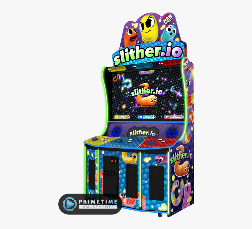 Io Videmption Arcade Game By Raw Thrills - Slither Io Arcade Game, HD Png Download, Free Download