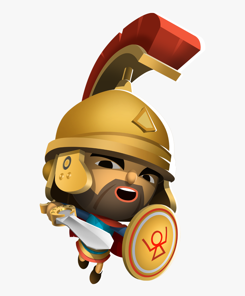 World Of Warriors Wiki - Cartoon Carthaginian, HD Png Download, Free Download
