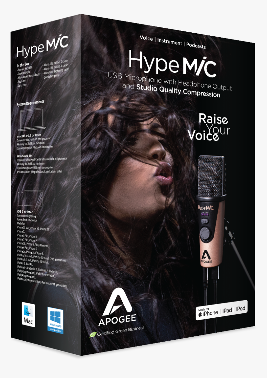 Apogee Hype Mic, HD Png Download, Free Download