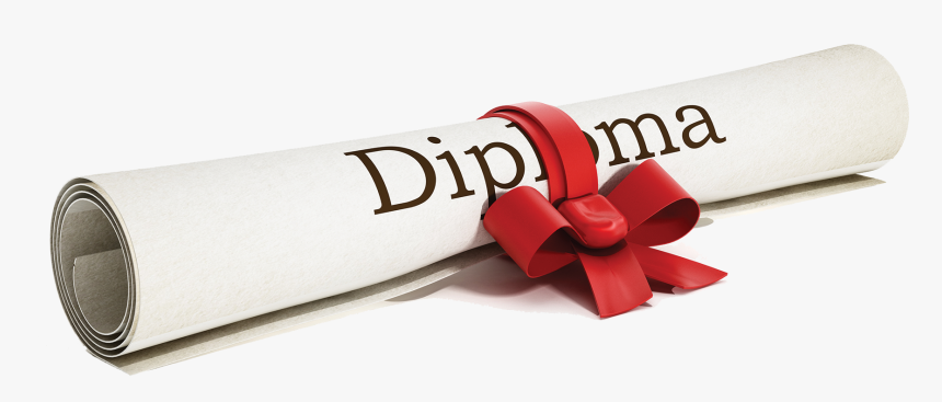 Clip Art Rolled Up Diploma - Graduation Certificate Rolled Up, HD Png Download, Free Download