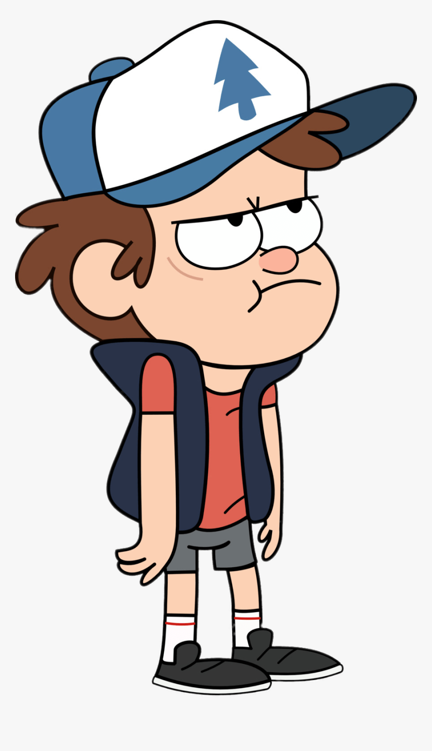 Dipper Pines Angry - Disney Gravity Falls Dipper, HD Png Download, Free Download