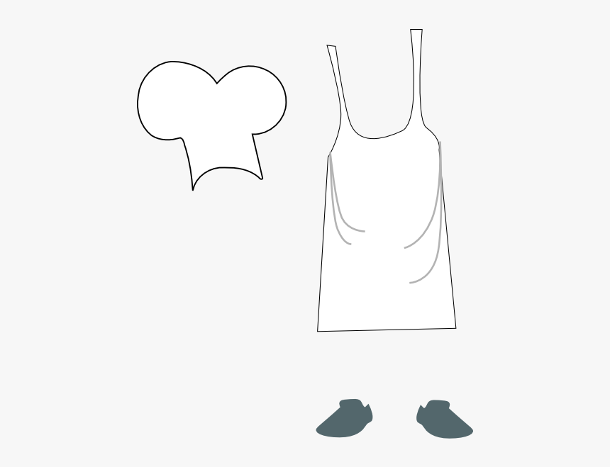 Apron Cliparts - Chef Apron Clipart, HD Png Download, Free Download