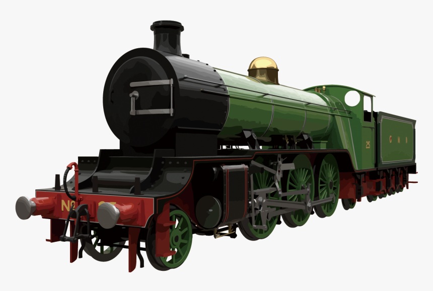 Train Rail Transport Locomotive - Gnr Goodwill Class, HD Png Download, Free Download