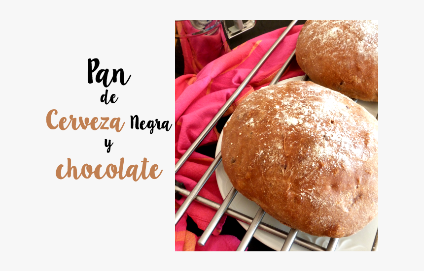 Pan Dulce-cervez Negra Con Chocolate - Bun, HD Png Download, Free Download