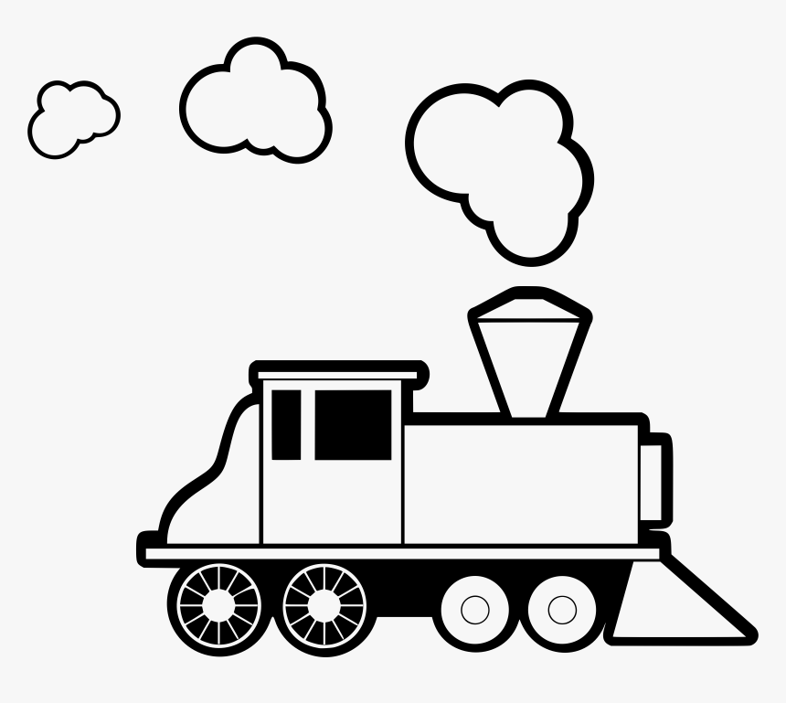 Steam Train 2 Clip Arts - Clip Art Steam Engine, HD Png Download, Free Download