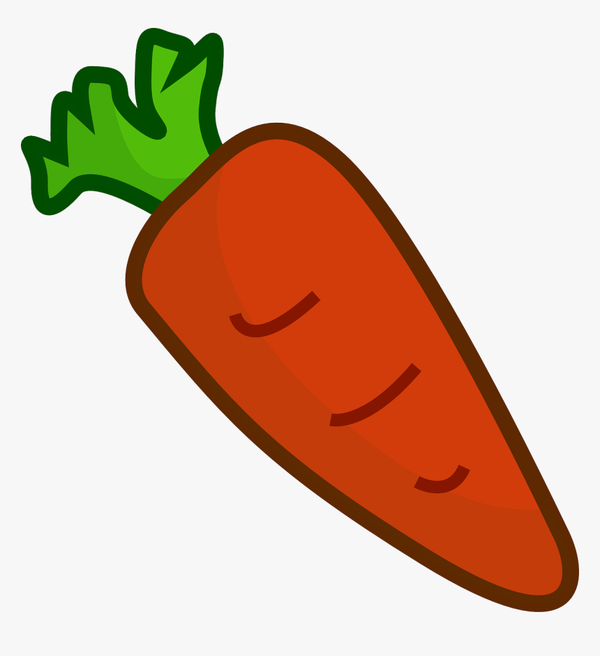 Cut Clipart Cartoon Vegetable - Clipart Cartoon Carrot, HD Png Download, Free Download