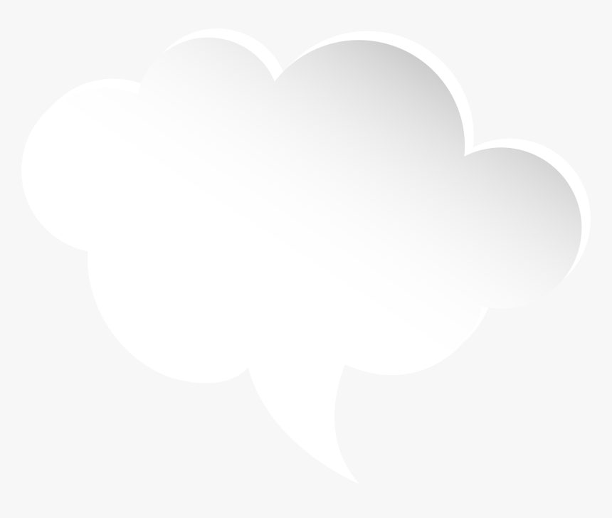 Cloud Speech Bubble Png, Transparent Png, Free Download