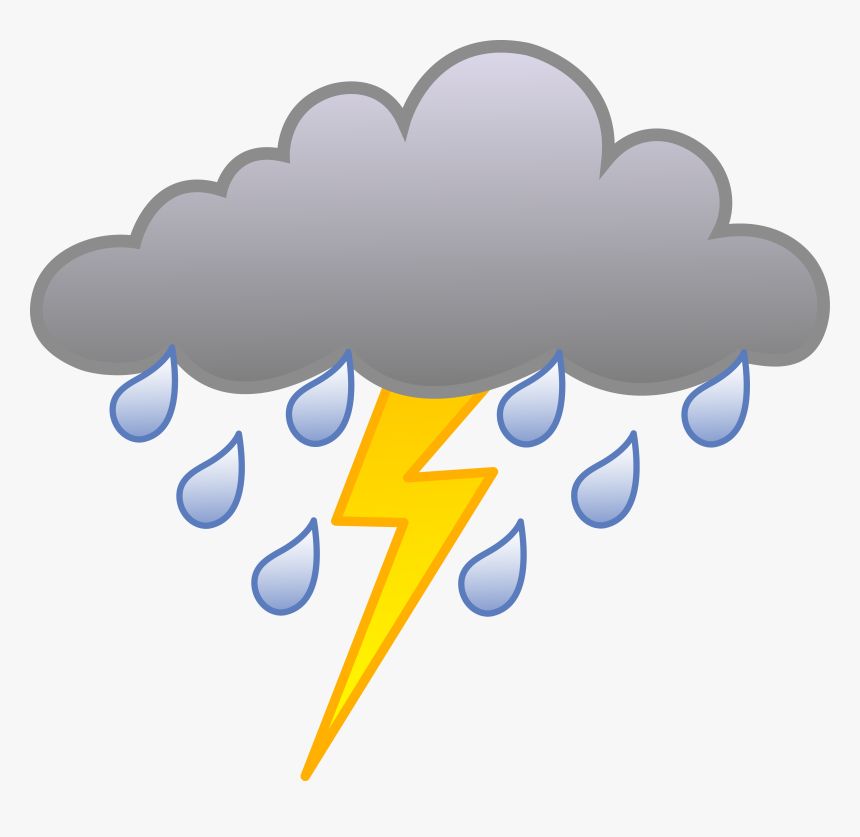 28 Collection Of Rain Cloud Clipart Png - Thunderstorm Clipart, Transparent Png, Free Download