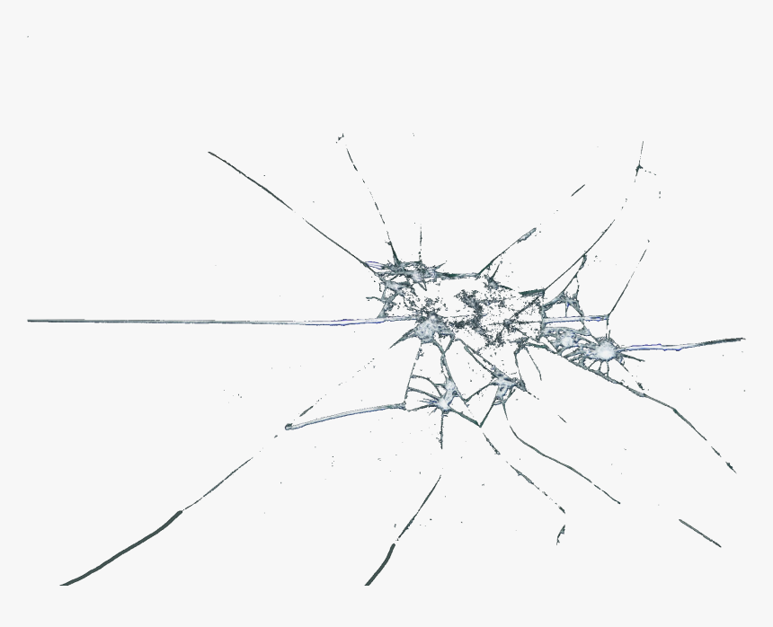 Cracked Glass Transparent Png - Transparent Background Glass Crack Png, Png Download, Free Download