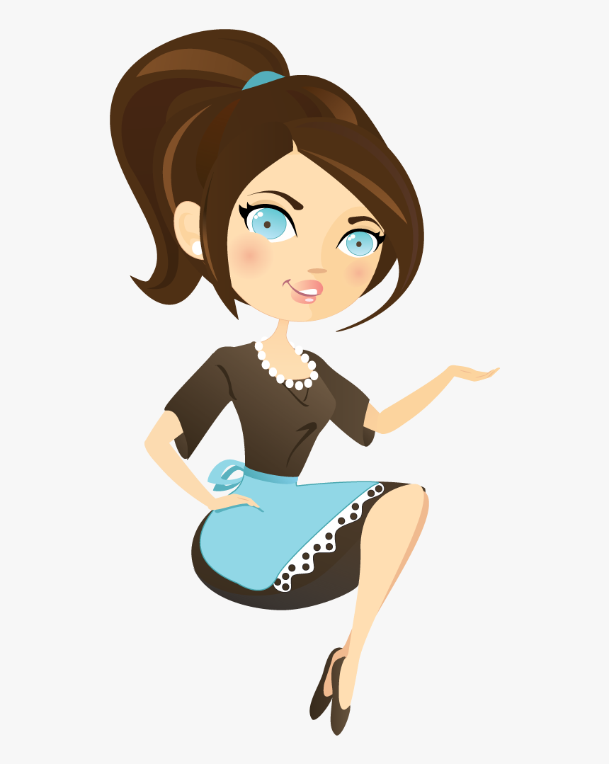 Blog Templates Free, Free Blog, Free Characters, Apron, - Girls Clipart, HD Png Download, Free Download