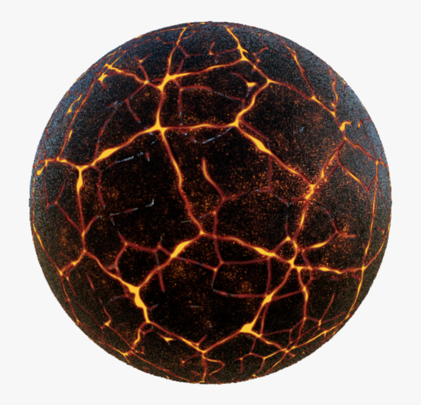 Lava Cracked Metal - Sphere, HD Png Download, Free Download