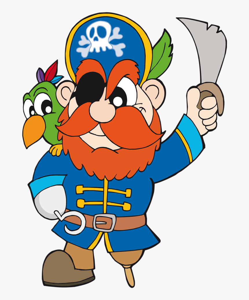 Pirate Cartoon Free Clipart , Png Download - Free Clipart Cartoon Pirate, Transparent Png, Free Download