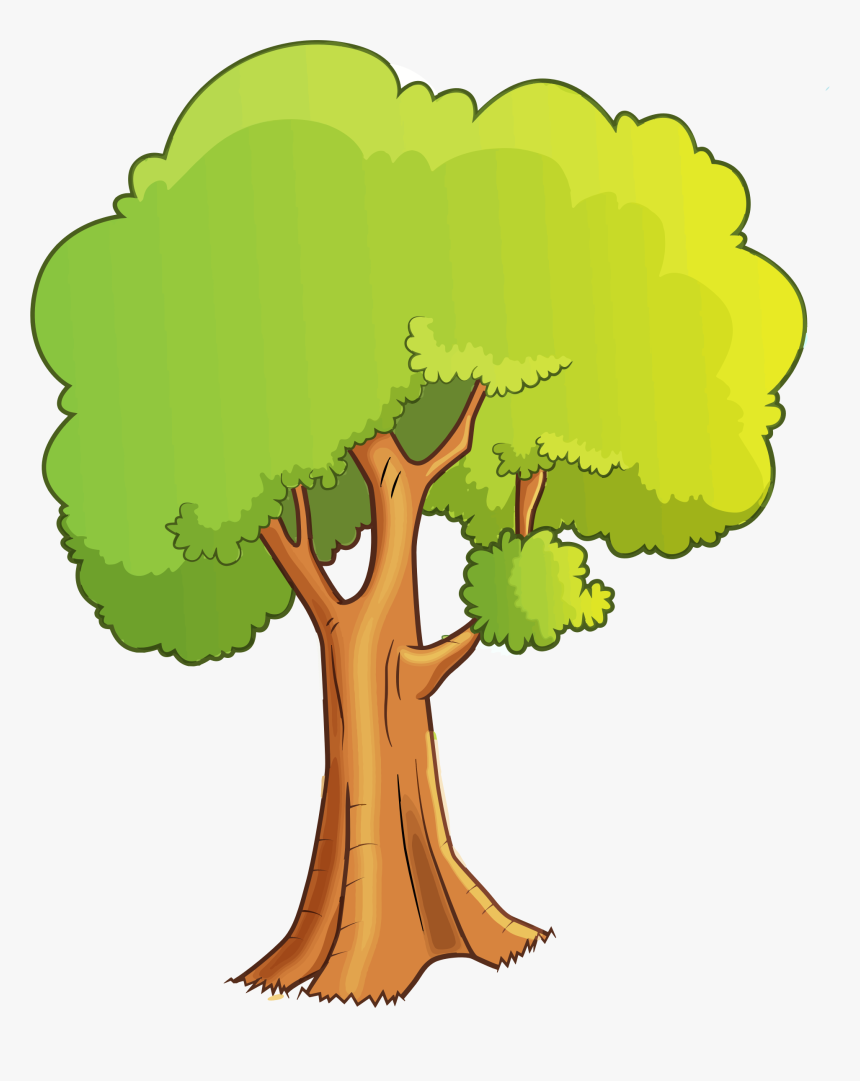 Clip Art Cartoon Trees - Cartoon Tree Gif Png, Transparent Png, Free Download