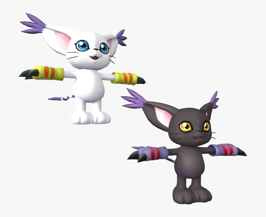 Download Zip Archive - Gatomon Model, HD Png Download, Free Download