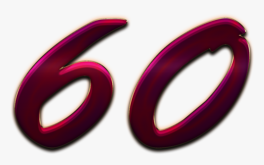 Transparent Pink Png - Number 60 Transparent, Png Download, Free Download