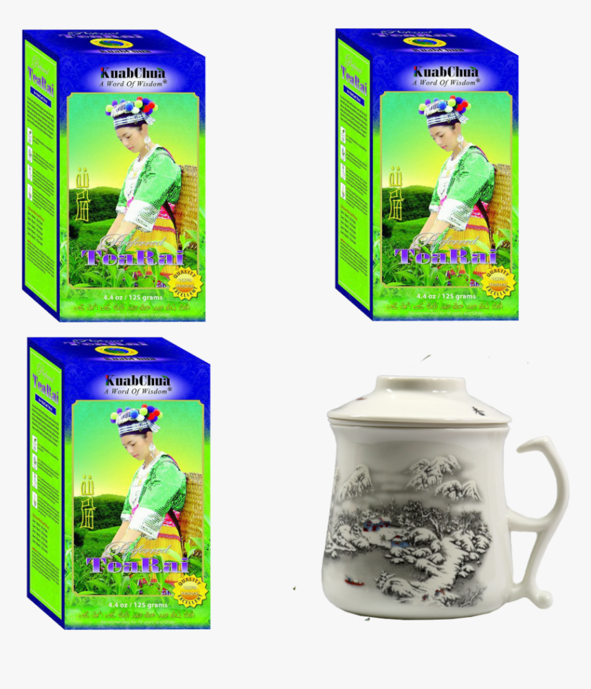 Preferred Tea Rai With Painted Snow Forest Teacup Bundle - Ceramic, HD Png Download, Free Download