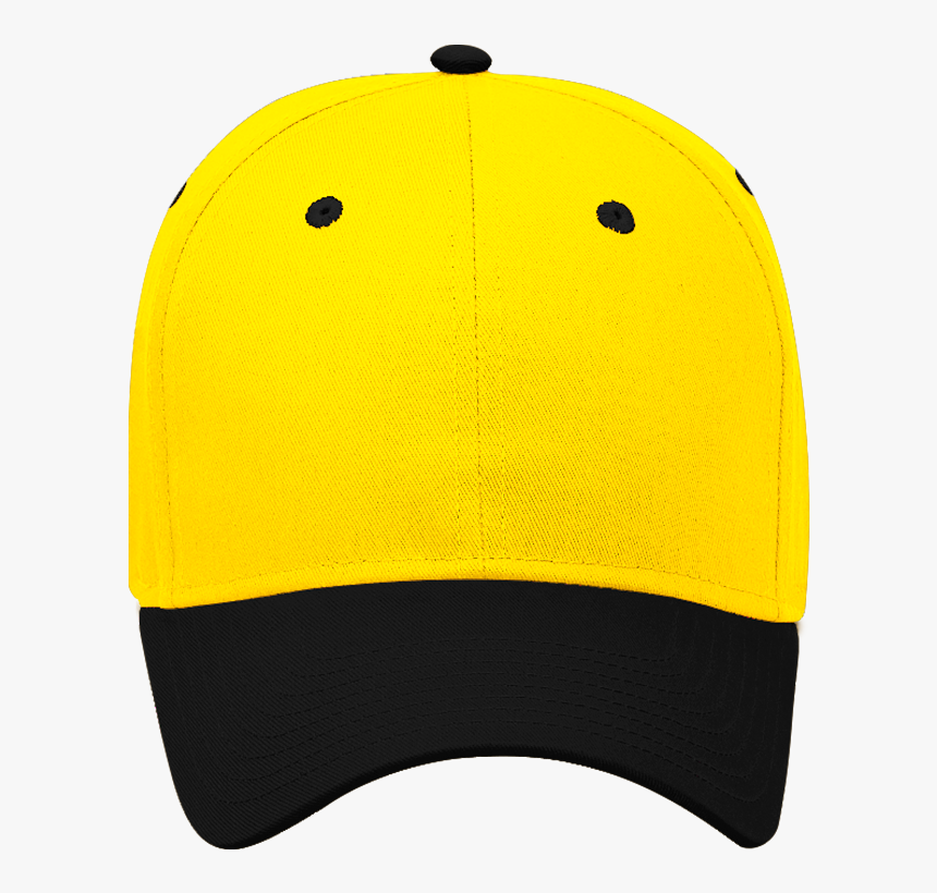 19 536 032020 Baseball Hat Black Yellow Yellow - Yellow Plain Cap Png, Transparent Png, Free Download