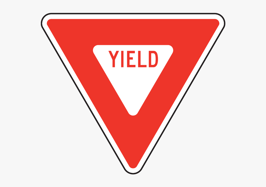 The Vienna Convention On Road Signs And Signals Updated - Yield Sign, HD Png Download, Free Download