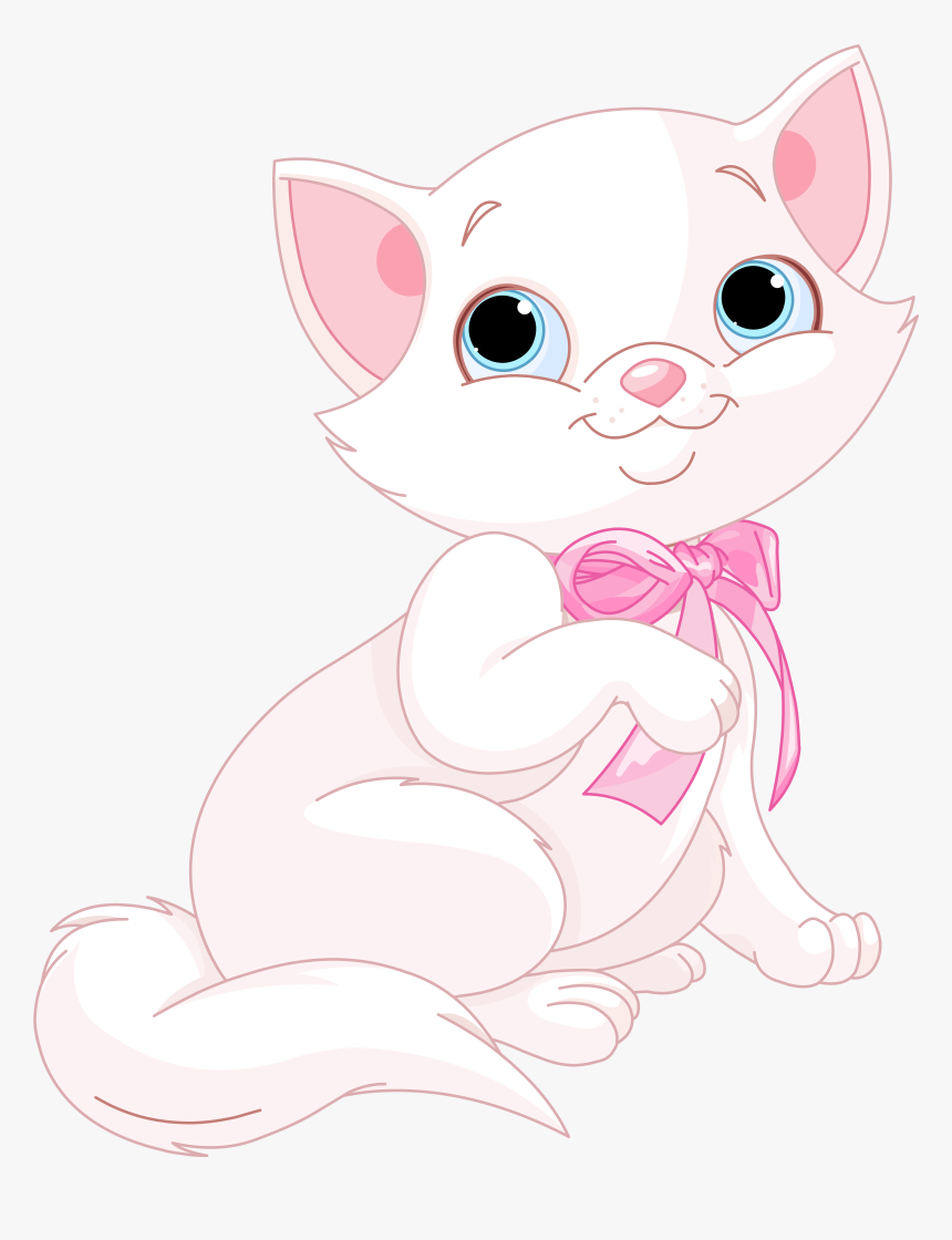 Cute Cat Clipart Transparent Background, HD Png Download, Free Download