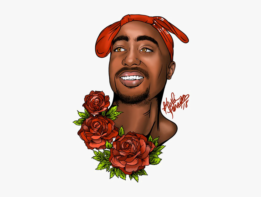 Tupac Shakur Png Images Transparent Free Download - Cartoon Drawings Of Tupac, Png Download, Free Download