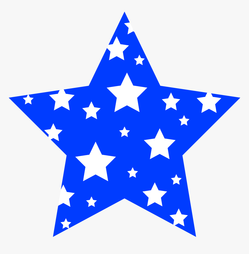 4th Of July Star Clip Art, HD Png Download, Free Download