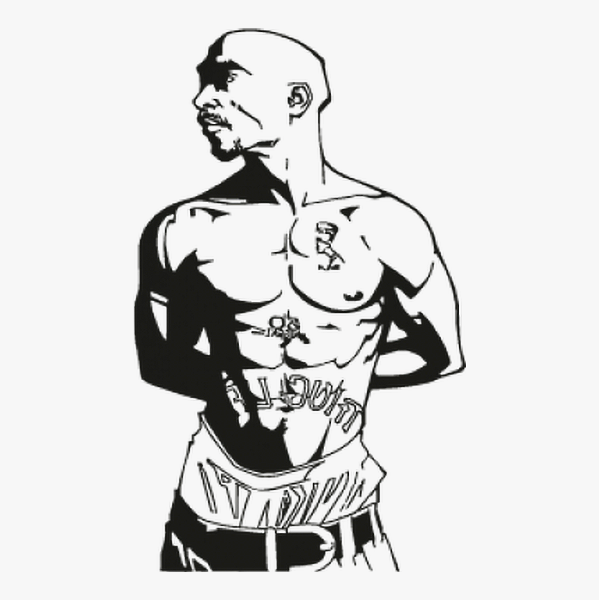 Transparent Thug Life Tattoo Png - 2pac Sticker, Png Download, Free Download