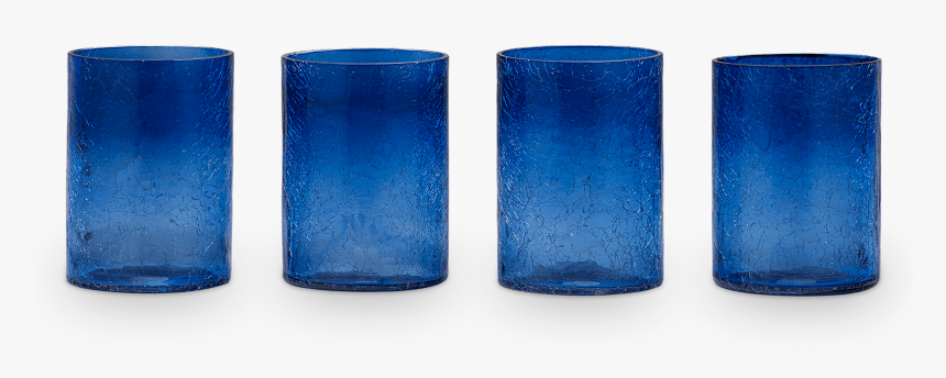 Blue Burst Glass Votive - Vase, HD Png Download, Free Download