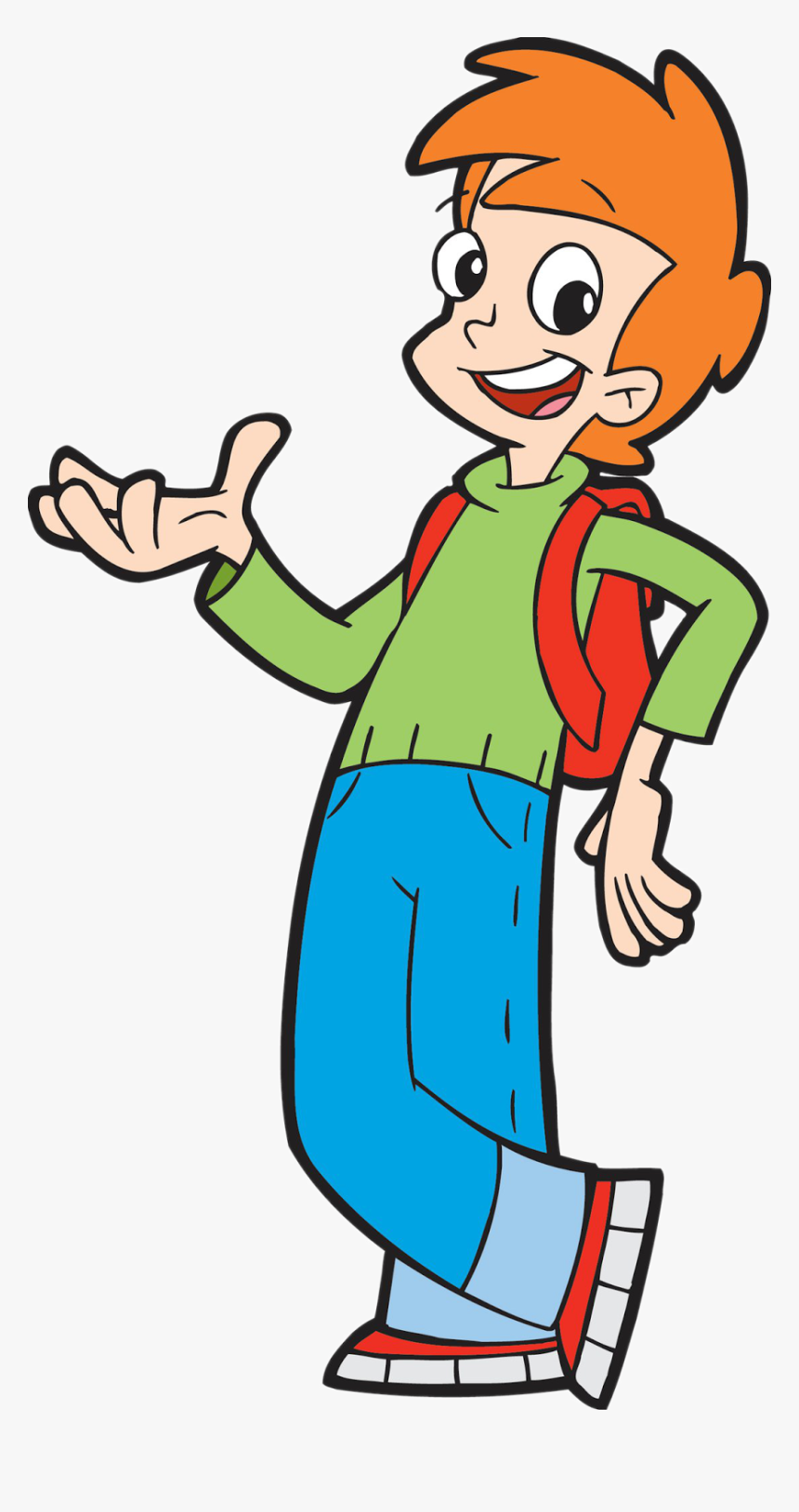 Cartoon Characters Png - Teenage Boy Cartoon Png, Transparent Png, Free Download