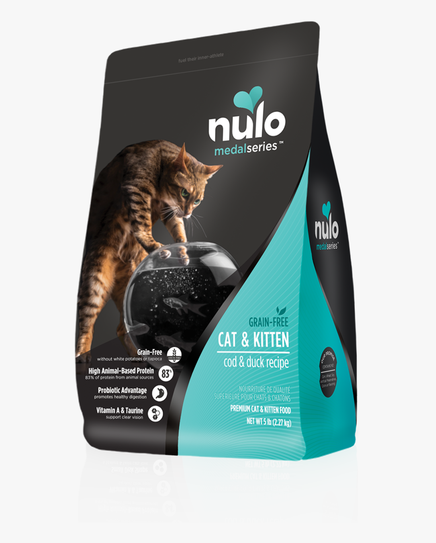 Medalseries High Meat Kibble Cod & Duck Recipe"
 Data - Nulo Senior Cat Food, HD Png Download, Free Download