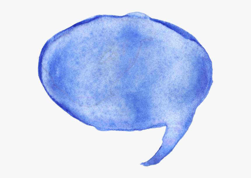 Watercolor Speech Bubble Clipart, HD Png Download, Free Download